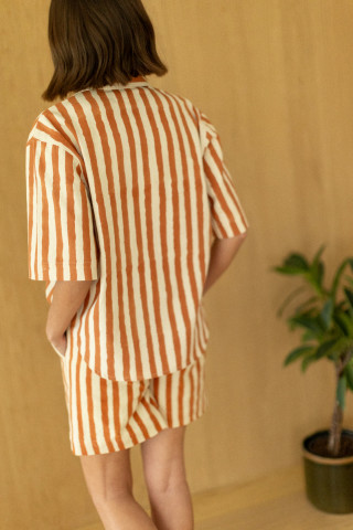 Barboteuse Bebe Fille Kala Licorne Et Texture Peche